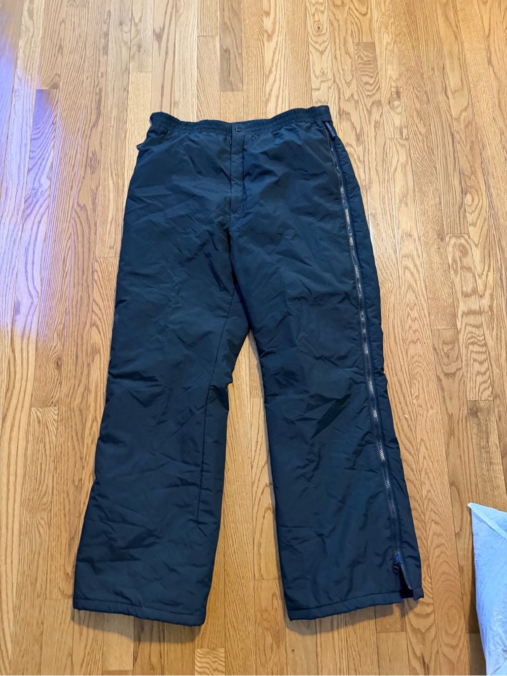 Obermeyer Men's Black Side-Zip Snow Pants